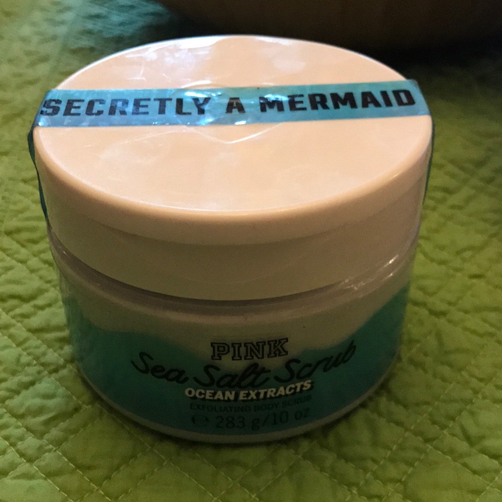 PINK Sea Salt Scrub New with tag